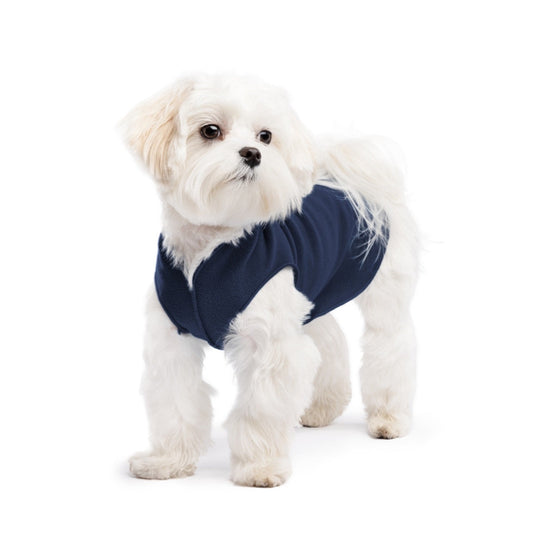 Gold Paw Stretch Fleece - Navy Blue
